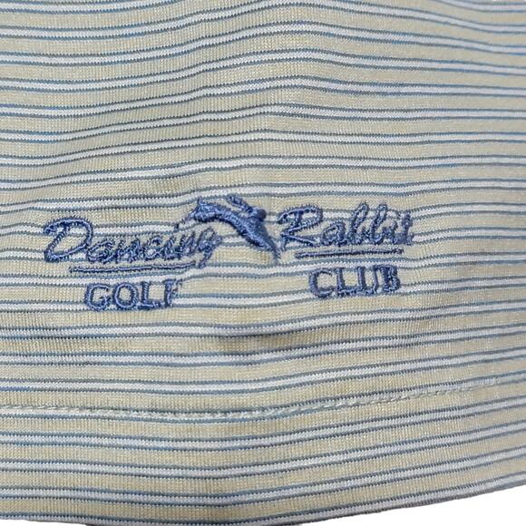 Byron Nelson Eleven Straight Dancing Rabbit Golf Club Polo Shirt Size XXL FLAW - Picture 5 of 12